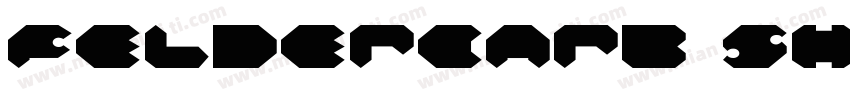 Feldercarb Shadow字体转换